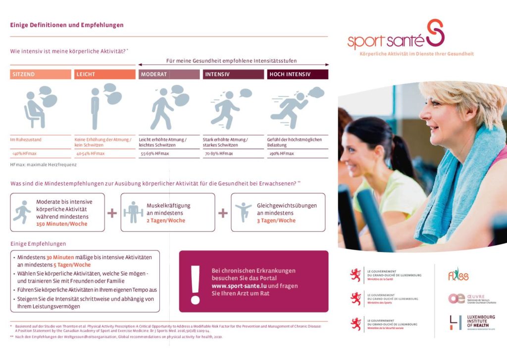 Flyer – Sport Santé – DE 